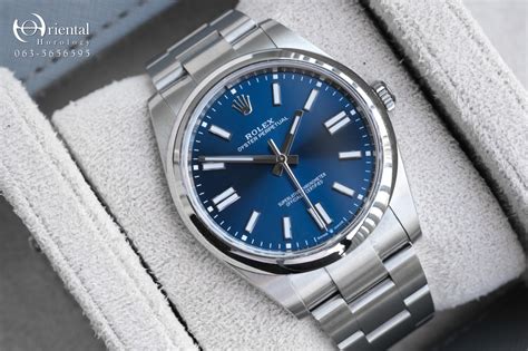 rolex blue oyster perpetual 41